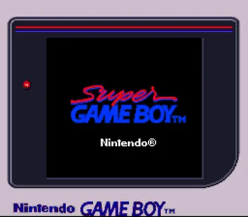 Super Game Boy (Japan) screen shot game playing